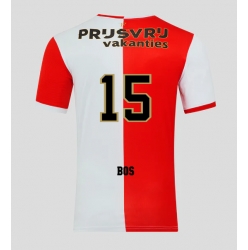 Feyenoord Jordan Bos #15 Heimtrikot 2025-26 Kurzarm