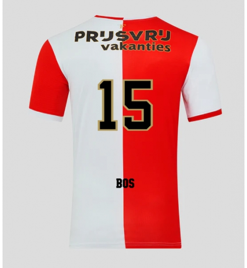 Feyenoord Jordan Bos #15 Heimtrikot 2025-26 Kurzarm Feyenoord Jordan Bos #15 Heimtrikot 2025-26 Kurzarm