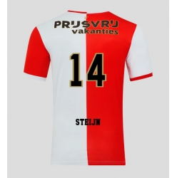 Feyenoord Sem Steijn #14 Heimtrikot 2025-26 Kurzarm
