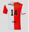 Feyenoord Sem Steijn #14 Heimtrikot 2025-26 Kurzarm Feyenoord Sem Steijn #14 Heimtrikot 2025-26 Kurzarm
