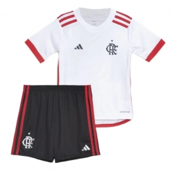 Flamengo Auswärtstrikot Kinder 2024-25 Kurzarm (+ kurze hosen)