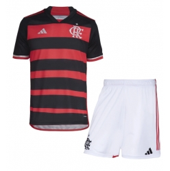 Flamengo Heimtrikot Kinder 2024-25 Kurzarm (+ kurze hosen)