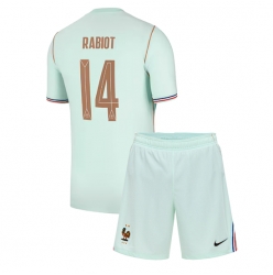 Frankreich Adrien Rabiot #14 Auswärtstrikot Kinder WM 2026 Kurzarm (+ kurze hosen)