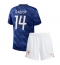 Frankreich Adrien Rabiot #14 Heimtrikot Kinder WM 2026 Kurzarm (+ kurze hosen)