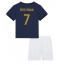 Frankreich Antoine Griezmann #7 Heimtrikot Kinder WM 2022 Kurzarm (+ kurze hosen)