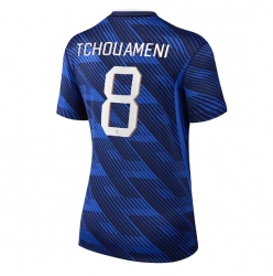 Frankreich Aurelien Tchouameni #8 Heimtrikot Frauen WM 2026 Kurzarm