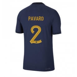 Frankreich Benjamin Pavard #2 Heimtrikot WM 2022 Kurzarm