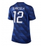 Frankreich Bradley Barcola #12 Heimtrikot Frauen WM 2026 Kurzarm