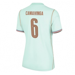 Frankreich Eduardo Camavinga #6 Auswärtstrikot Frauen WM 2026 Kurzarm