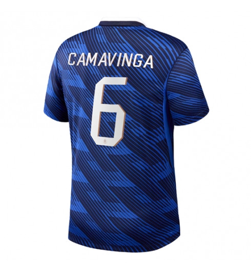 Frankreich Eduardo Camavinga #6 Heimtrikot WM 2026 Kurzarm Frankreich Eduardo Camavinga #6 Heimtrikot WM 2026 Kurzarm