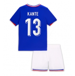 Frankreich Kante #13 Heimtrikot Kinder EM 2024 Kurzarm (+ kurze hosen)