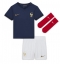 Frankreich Karim Benzema #19 Heimtrikot Kinder WM 2022 Kurzarm (+ kurze hosen)