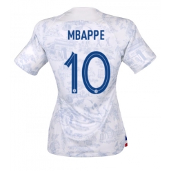 Frankreich Kylian Mbappe #10 Auswärtstrikot Frauen WM 2022 Kurzarm