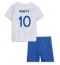 Frankreich Kylian Mbappe #10 Auswärtstrikot Kinder WM 2022 Kurzarm (+ kurze hosen)
