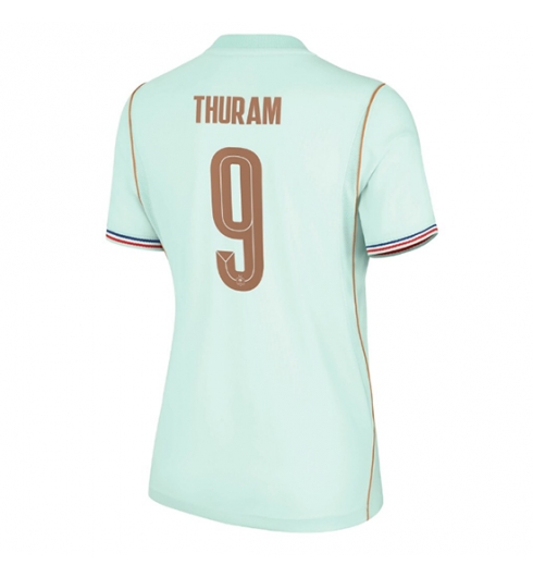 Frankreich Marcus Thuram #9 Auswärtstrikot Frauen WM 2026 Kurzarm Frankreich Marcus Thuram #9 Auswärtstrikot Frauen WM 2026 Kurzarm