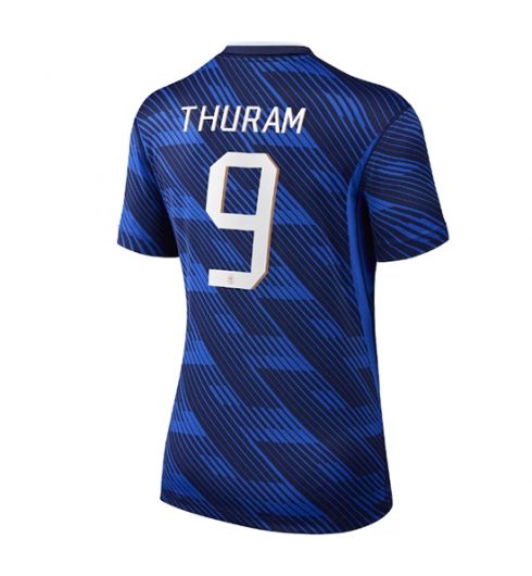 Frankreich Marcus Thuram #9 Heimtrikot Frauen WM 2026 Kurzarm Frankreich Marcus Thuram #9 Heimtrikot Frauen WM 2026 Kurzarm