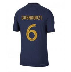 Frankreich Matteo Guendouzi #6 Heimtrikot WM 2022 Kurzarm