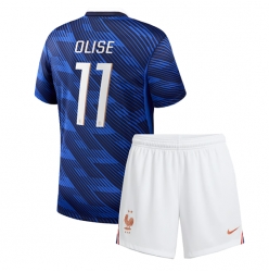 Frankreich Michael Olise #11 Heimtrikot Kinder WM 2026 Kurzarm (+ kurze hosen)
