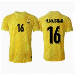 Frankreich Mike Maignan #16 Torwart Heimtrikot EM 2024 Kurzarm