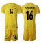 Frankreich Mike Maignan #16 Torwart Heimtrikot Kinder EM 2024 Kurzarm (+ kurze hosen)