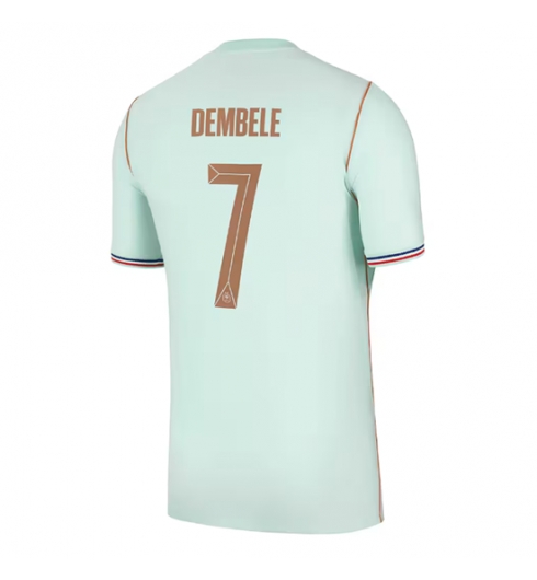 Frankreich Ousmane Dembele #7 Auswärtstrikot WM 2026 Kurzarm Frankreich Ousmane Dembele #7 Auswärtstrikot WM 2026 Kurzarm
