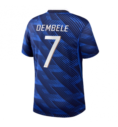 Frankreich Ousmane Dembele #7 Heimtrikot WM 2026 Kurzarm Frankreich Ousmane Dembele #7 Heimtrikot WM 2026 Kurzarm