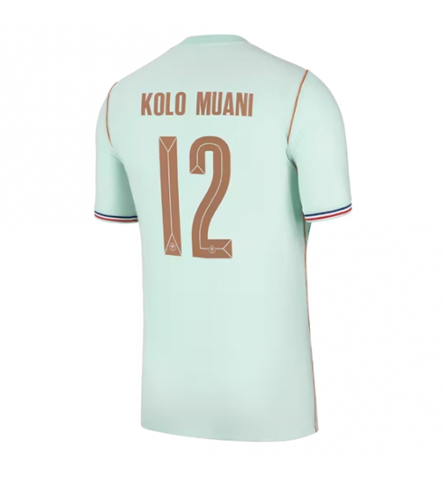 Frankreich Randal Kolo Muani #12 Auswärtstrikot WM 2026 Kurzarm Frankreich Randal Kolo Muani #12 Auswärtstrikot WM 2026 Kurzarm