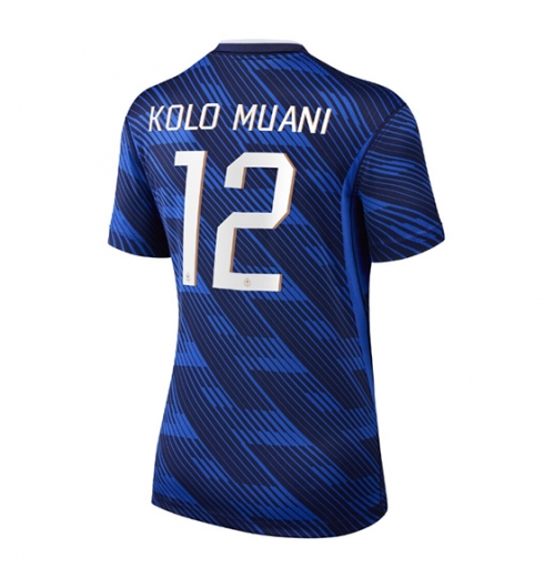 Frankreich Randal Kolo Muani #12 Heimtrikot Frauen WM 2026 Kurzarm Frankreich Randal Kolo Muani #12 Heimtrikot Frauen WM 2026 Kurzarm