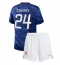 Frankreich Rayan Cherki #24 Heimtrikot Kinder WM 2026 Kurzarm (+ kurze hosen)