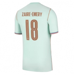 Frankreich Warren Zaire-Emery #18 Auswärtstrikot WM 2026 Kurzarm