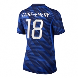 Frankreich Warren Zaire-Emery #18 Heimtrikot Frauen WM 2026 Kurzarm