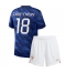 Frankreich Warren Zaire-Emery #18 Heimtrikot Kinder WM 2026 Kurzarm (+ kurze hosen)