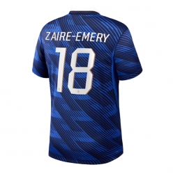 Frankreich Warren Zaire-Emery #18 Heimtrikot WM 2026 Kurzarm
