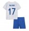 Frankreich William Saliba #17 Auswärtstrikot Kinder WM 2022 Kurzarm (+ kurze hosen)