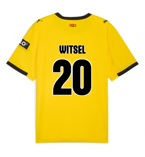 Girona Axel Witsel #20 Auswärtstrikot 2025-26 Kurzarm Girona Axel Witsel #20 Auswärtstrikot 2025-26 Kurzarm