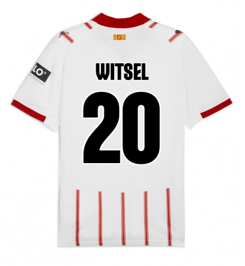 Girona Axel Witsel #20 Heimtrikot 2025-26 Kurzarm Girona Axel Witsel #20 Heimtrikot 2025-26 Kurzarm