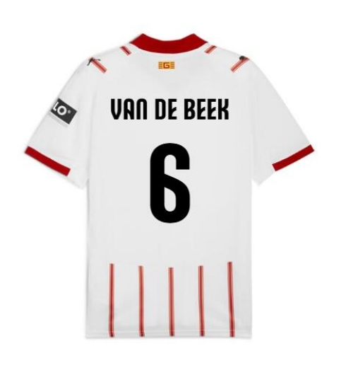 Girona Donny van de Beek #6 Heimtrikot 2025-26 Kurzarm Girona Donny van de Beek #6 Heimtrikot 2025-26 Kurzarm