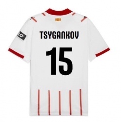 Girona Viktor Tsyhankov #15 Heimtrikot 2025-26 Kurzarm Girona Viktor Tsyhankov #15 Heimtrikot 2025-26 Kurzarm