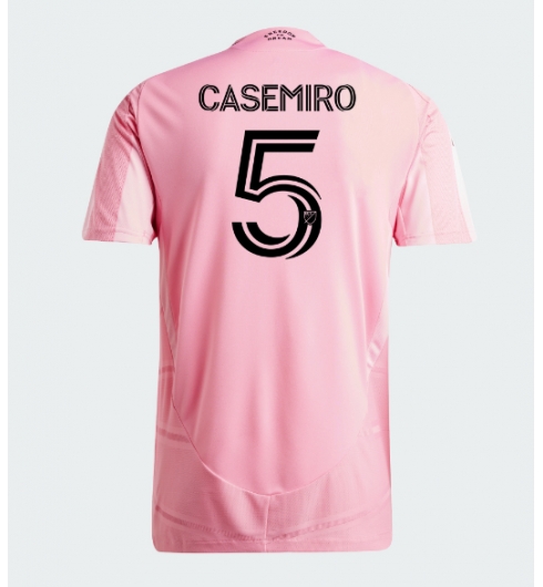 Inter Miami Casemiro #5 Heimtrikot 2026-27 Kurzarm Inter Miami Casemiro #5 Heimtrikot 2026-27 Kurzarm