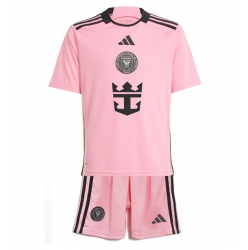 Inter Miami Heimtrikot Kinder 2024-25 Kurzarm (+ kurze hosen)