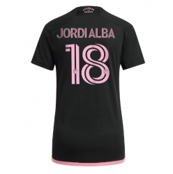 Inter Miami Jordi Alba #18 Auswärtstrikot Frauen 2023-24 Kurzarm