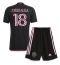 Inter Miami Jordi Alba #18 Auswärtstrikot Kinder 2024-25 Kurzarm (+ kurze hosen)