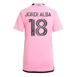 Inter Miami Jordi Alba #18 Heimtrikot Frauen 2024-25 Kurzarm
