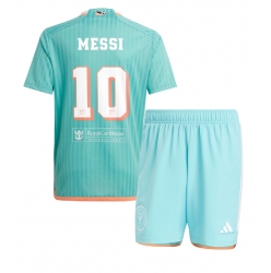Inter Miami Lionel Messi #10 3rd trikot Kinder 2024-25 Kurzarm (+ kurze hosen)
