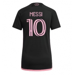 Inter Miami Lionel Messi #10 Auswärtstrikot Frauen 2023-24 Kurzarm