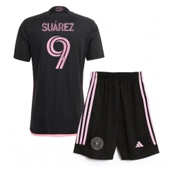 Inter Miami Luis Suarez #9 Auswärtstrikot Kinder 2024-25 Kurzarm (+ kurze hosen)