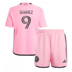 Inter Miami Luis Suarez #9 Heimtrikot Kinder 2024-25 Kurzarm (+ kurze hosen)