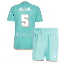 Inter Miami Sergio Busquets #5 3rd trikot Kinder 2024-25 Kurzarm (+ kurze hosen)