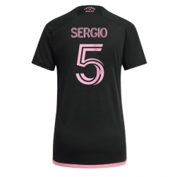 Inter Miami Sergio Busquets #5 Auswärtstrikot Frauen 2024-25 Kurzarm