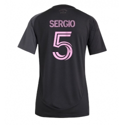 Inter Miami Sergio Busquets #5 Auswärtstrikot Frauen 2025-26 Kurzarm